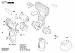 Bosch 3 601 JG8 020 GSR 120-LI Cordless Drill Driver Spare Parts